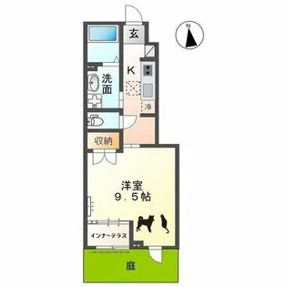 レヴァータⅡ【1階】の間取り