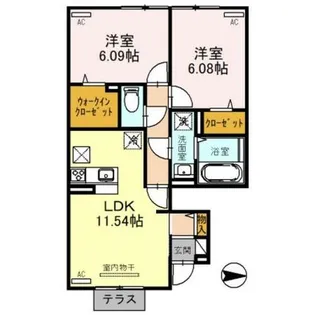 ディンプル【1階】の間取り