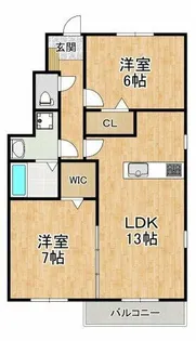 アルミック山荘【1階】の間取り