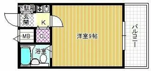 メゾン裕【3階】の間取り