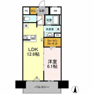 CASA94【12階】の間取り