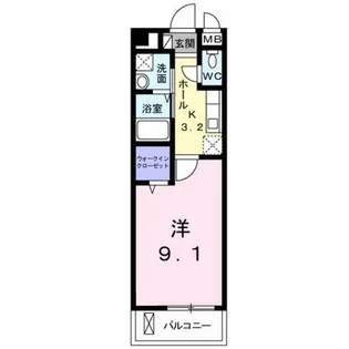 メゾン・ド・アンジュ【1階】の間取り