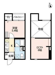 Levante【1階】の間取り