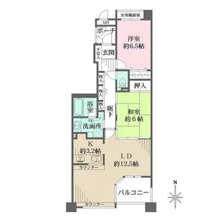 ファミール鶴舞【404号室】の間取り
