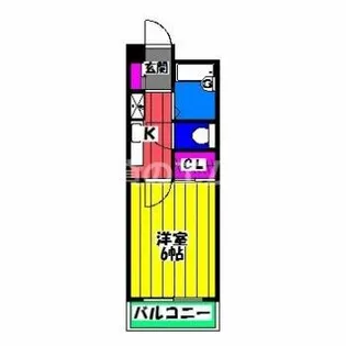 サントピア大橋【3階】の間取り