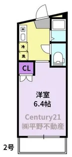 グランジュテ矢取【2階】の間取り