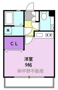 メゾン・ド・カメリア【1階】の間取り