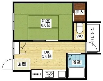 シャンクレール豊新【3階】の間取り