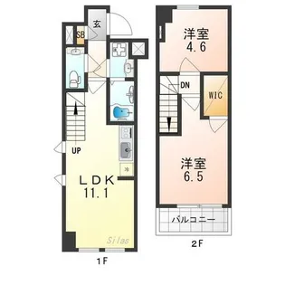 STANDZ京都駅西【5階】の間取り
