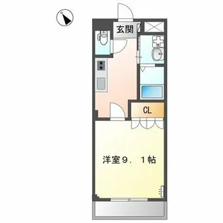 サニーパレス【203号室】の間取り