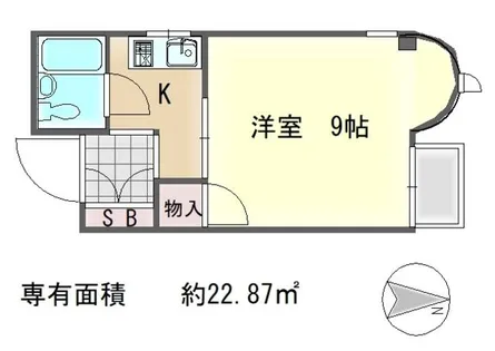ロータスクラタ【5階】の間取り