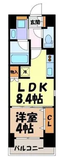 ヒヴィ・カーサ名駅西【3階】の間取り