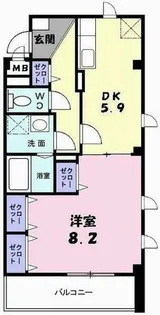 メゾン アウローラ【2階】の間取り
