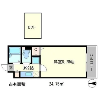 白川楽舎【2階】の間取り