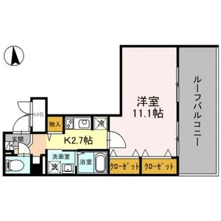 グラージュ小路【5階】の間取り