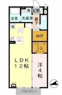 エクセル シオーネ【1階】の間取り