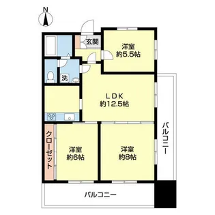 マンションFTY【0305号室】の間取り