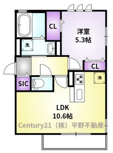 シルフィ グランス【1階】の間取り