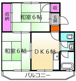 NHマンション【306号室】の間取り