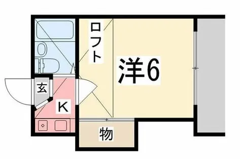 Smile大久保【104号室】の間取り