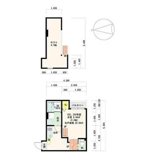 コンフォルタ杉村【203号室】の間取り