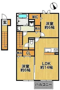 ステラセッテ【2階】の間取り