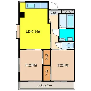 グレース犬山Ⅰ【5階】の間取り