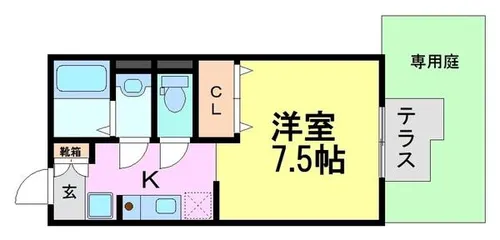 チ・グレイス【2階】の間取り