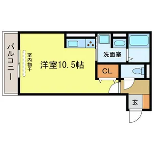 グランレイク金剛【2階】の間取り