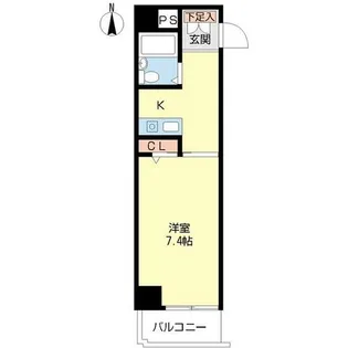 ジョイフル名古屋駅前【0304号室】の間取り
