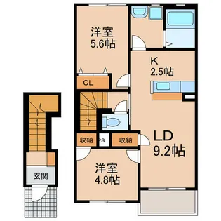 VERITAJU【2階】の間取り