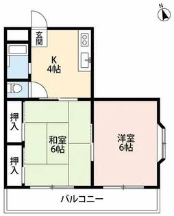 メゾン魚町【401号室】の間取り