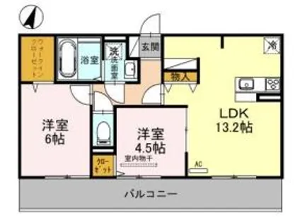 エスポワ鹿草【3階】の間取り