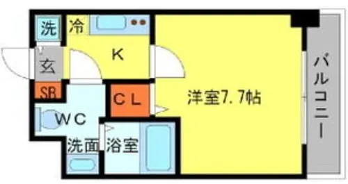 SERENiTE日本橋SUD【11階】の間取り