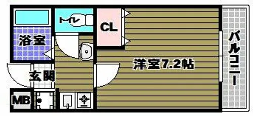 フォレスタ南貴望ケ丘【1階】の間取り