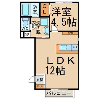 サン・friends北外山ⅡB【1階】の間取り