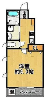 アスクレール屋敷町【103号室】の間取り
