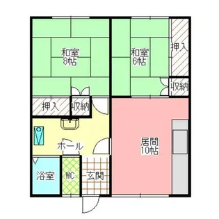 泉ハイツ【1号室】の間取り