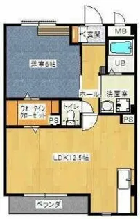 アドヴァンス【4階】の間取り