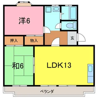 エタニティマンション大脇【3階】の間取り