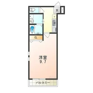 フジパレスヴィレッジ白鷺【2階】の間取り