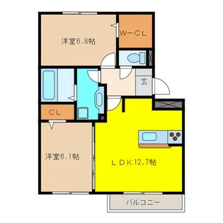 マルベルN【1階】の間取り