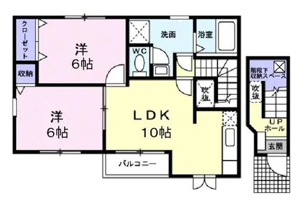ラ シエスタ【0201号室】の間取り