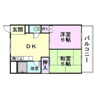 シャトー丹下【2階】の間取り