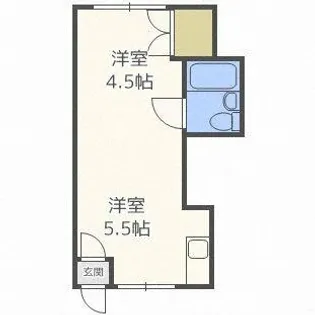 ハイツ・フランセ38【103号室】の間取り