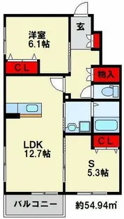 ボヌールM Ⅰ【1階】の間取り
