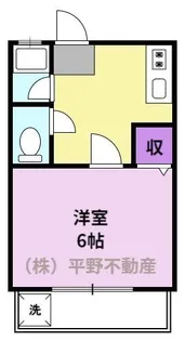 サニーヒル津福【201号室】の間取り