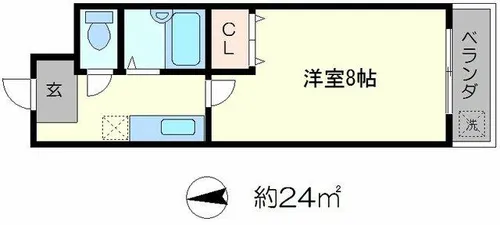 メゾン神楽丘【2階】の間取り