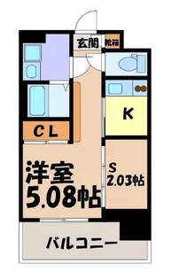 エステシア上前津【3階】の間取り