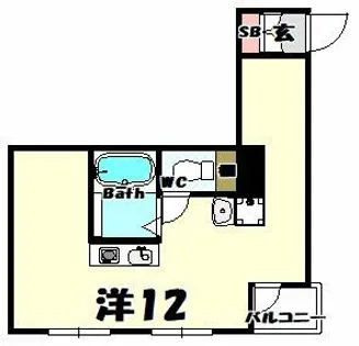 ノベラ御幸通【4階】の間取り